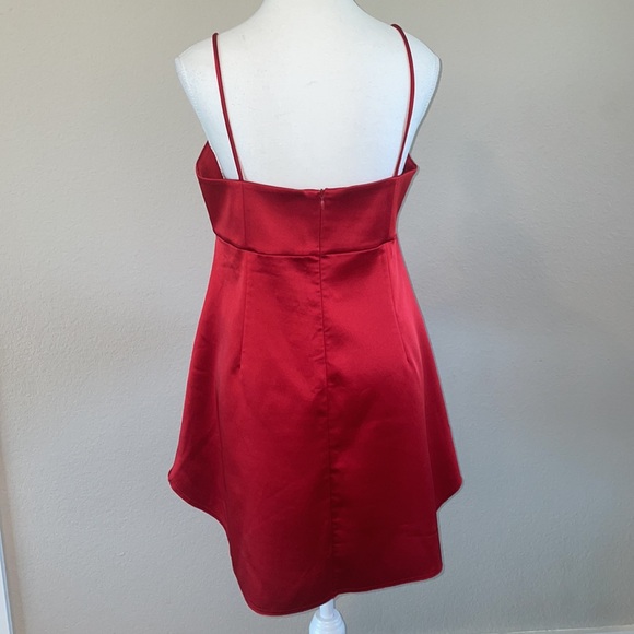 Zara Deep Red Asymmetrical Top Size M - Picture 3 of 7